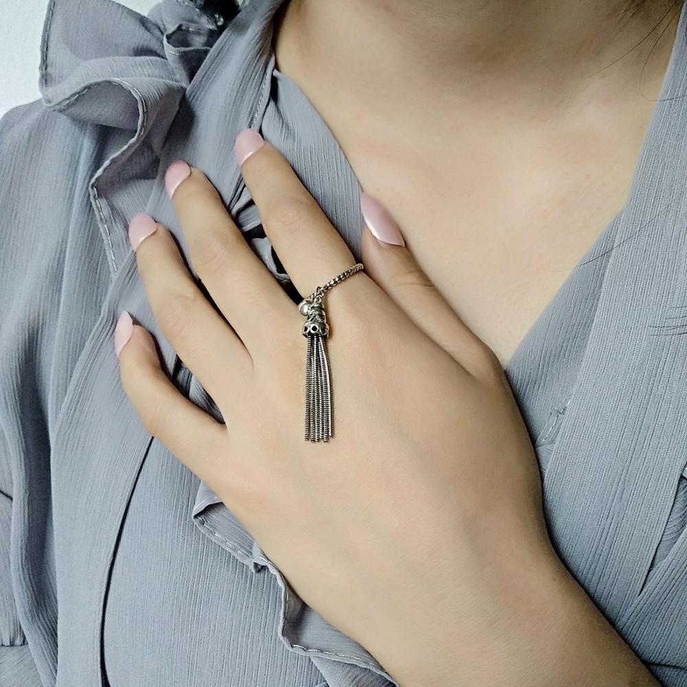 Clássico borla senhora anéis jóias nova moda 925 prata dedo anel para as mulheres princesa noivado acessórios preto anel senhora