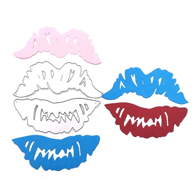 2 Pieces Cutting Dies Heart Cutting Dies Love Heart Embossing Stencils Templates 87HA