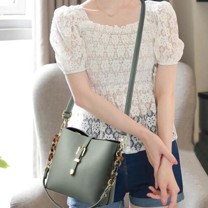 Dames kantoor pu leren schoudertassen snoep schattige dames scrub handtas handtas dames crossbody tassen  b072