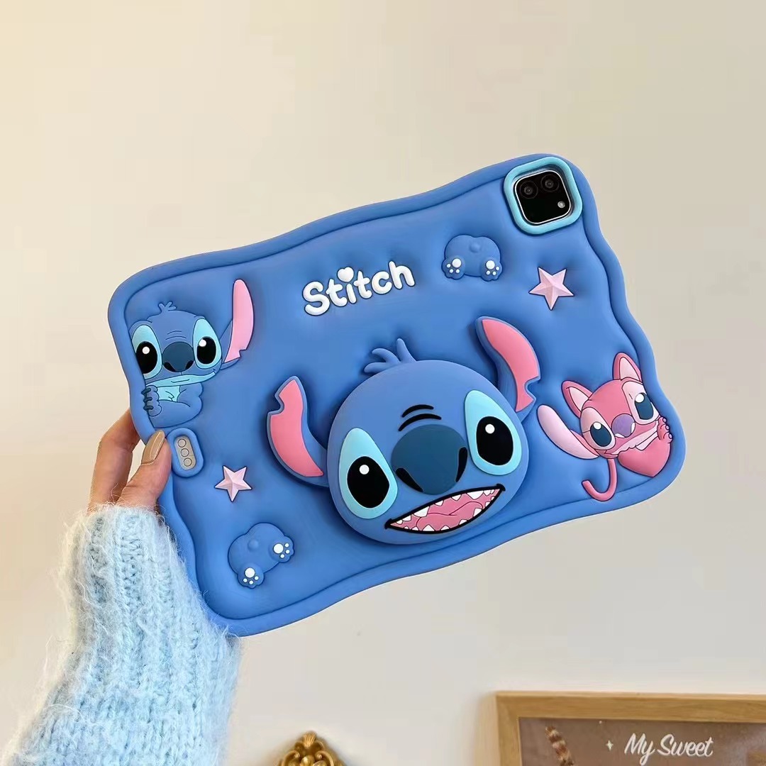 Cartoon Stitch Ipad Case Voor iPad Air 4 5 Mini 4 5 6 Pro 11 2022 11Inch 7e 8e 9e 10.2 10e Gen 10.9 Silicon Case Funda