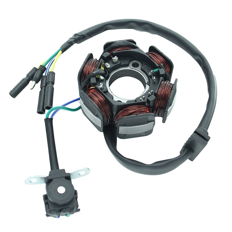 NOBIMOTO Generator Magnetor DC Stator Motor Coils Under Electric Starting Magneto DC Fit For Yinxiang 150cc Engines CQ-154-1
