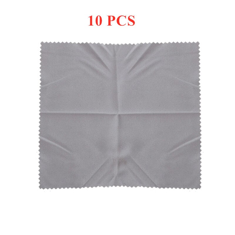 15x15cm Eyeglasses Anti-fog Cloth Microfiber Cloth Fabric Glasses Cleaner For Eyeglasses Lenses Camera Phone Screen: 10 PCS