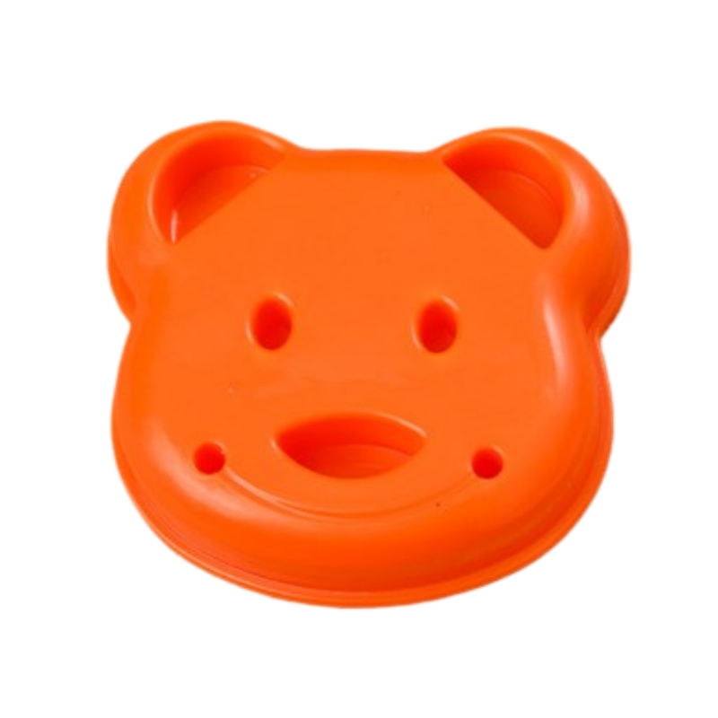 Molde para sándwich de oso de peluche, cortador para hacer pan tostado, lindo, herramientas de pastelería para hornear, accesorios de cocina de alimentos interesantes para niños