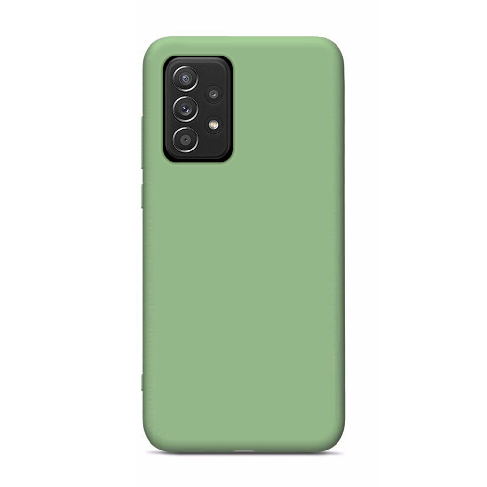 A32 5G Case Liquid Silicone Soft Phone Covers Case for Samsung Galaxy A32 A 32 5G SM-A326B/DSN 6.5'' Shockproof Protective Coque: A32 5G (6.5inch) / Light Green