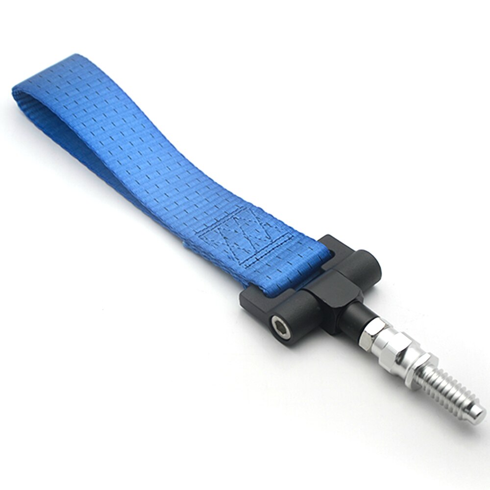 Depotuning Universal Racing Tow Strap Trekhaak Touw Voor Bmw European Car Auto Trailer Ring Blauw/Rood/Zwart