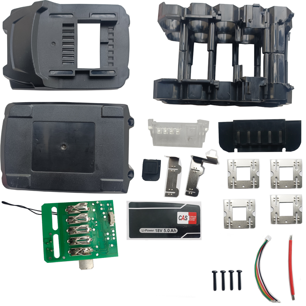 10*18650 Für METABO 18V Lithium-Batterie Kunststoff Fall Schutz Bord PCBA: Blau