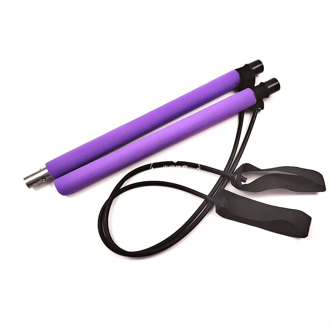 Draagbare Pilates Bar Kit Yoga Pilates Stok Met We... – Grandado