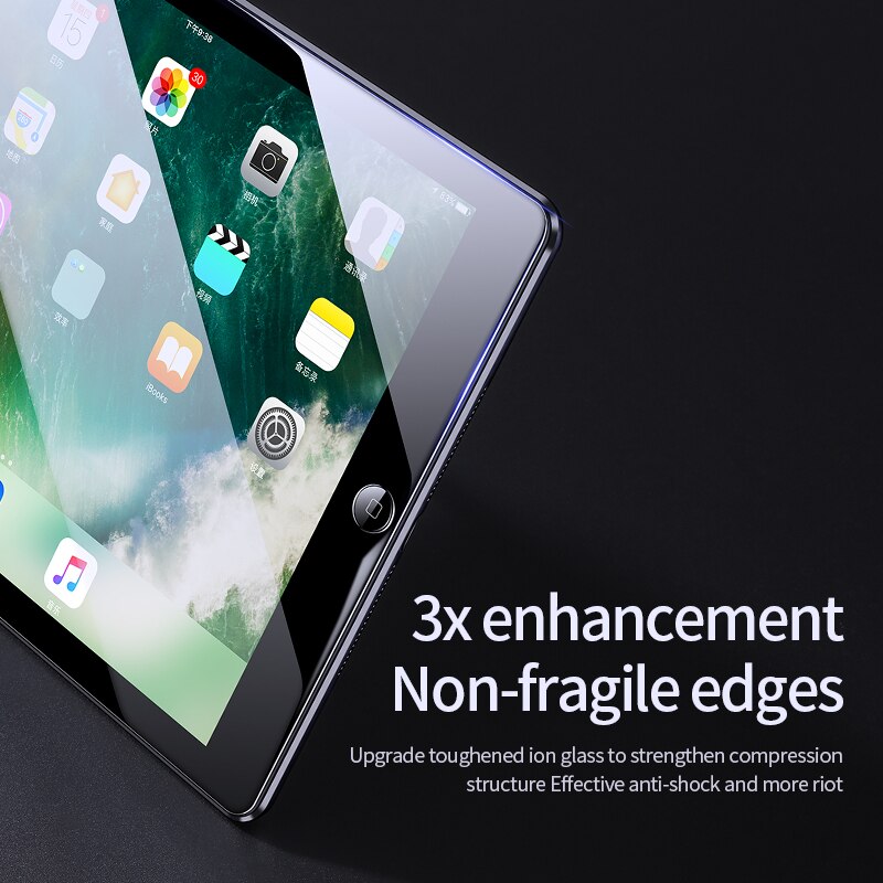 Joyroom 9h gehard glas voor ipad pro 10.5 inch volledige cover screenprotector voor ipad pro 11 air 1 2 mini 1 2 3 4 5 glas