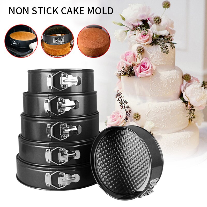Carbon Staal Non-stick Springvorm Cheesecake Pan Ronde Cake Pan Bakvormen Taart Bakvormen Keuken Accessoires