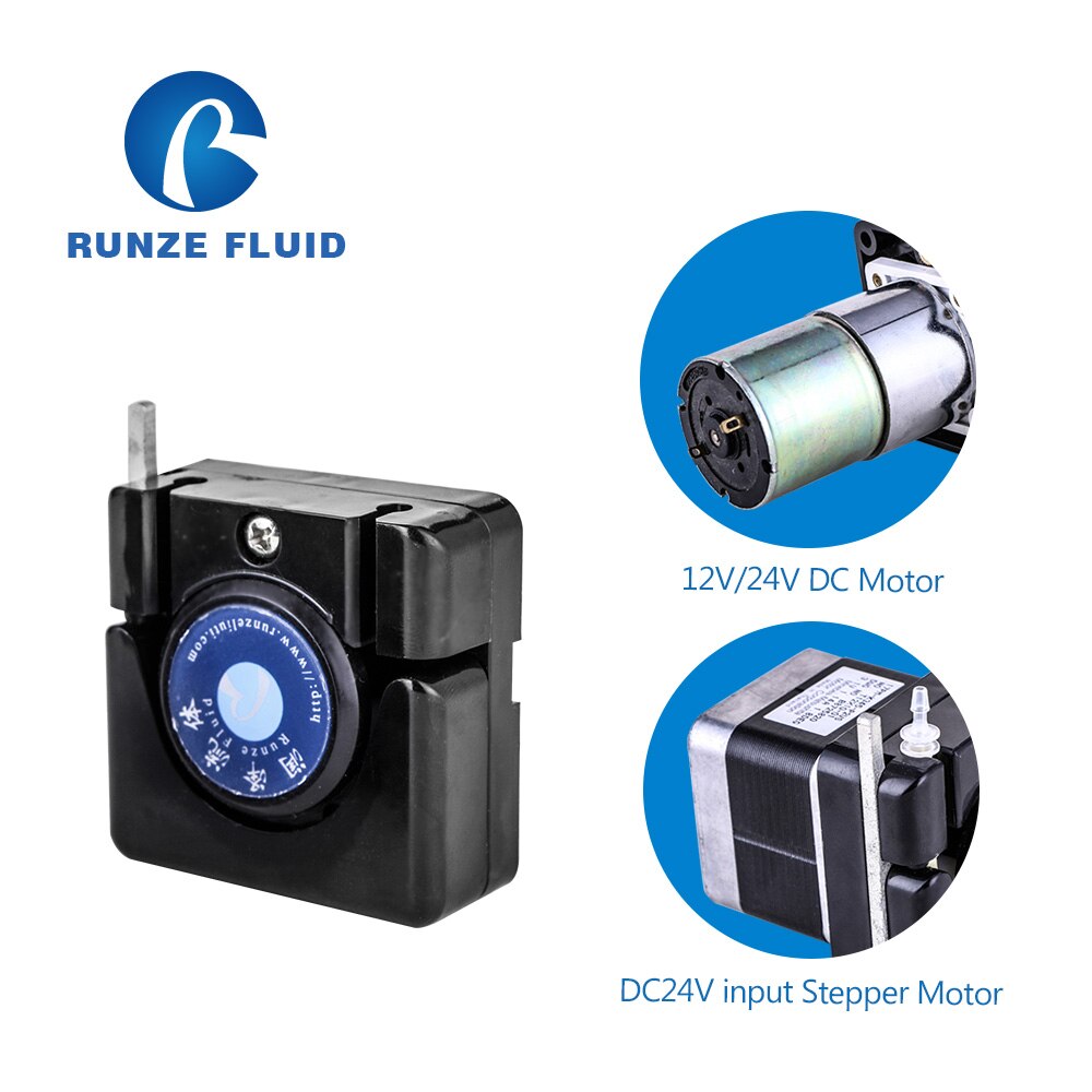 Small Stepper Motor Peristaltic Pump Head OEM Ensurance Easy Loading Low Flow Rate Dispensing Label OEM Support