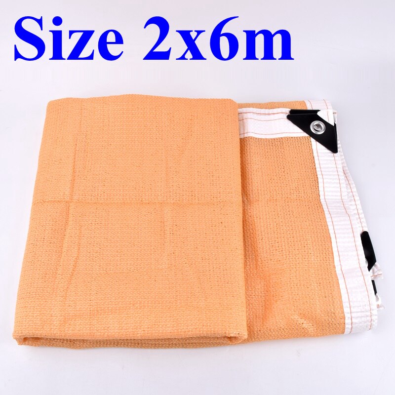 Beige Anti-Uv Sonnenschirm Netto Balkon Privatsphäbetreffend Sicherheit Netz Sukkulente Schattierung Netz Außen Markise Schwimmen Schwimmbad Sonne Sonnensegel: 2x6m