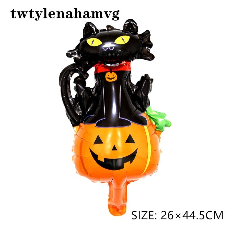 Couleur Mini taille Halloween dessin animé modèle 18 pouces rond feuille d'aluminium ballon préféré des enfants fête décoration jouet: 13 mini size
