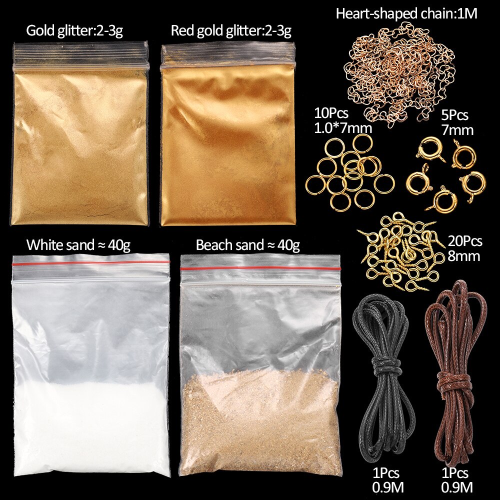 300 stk silikone støbeforme og værktøjssæt blandet stil smykker epoxy støbeforme værktøjssæt til smykkefremstilling diy: 7