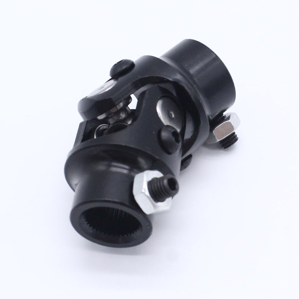 Light Black Directional String Coupling 3 / 4-36 Spline X 3/4" Dd Black Steering U-shaft Coupling for Mustang Ii Power Stand