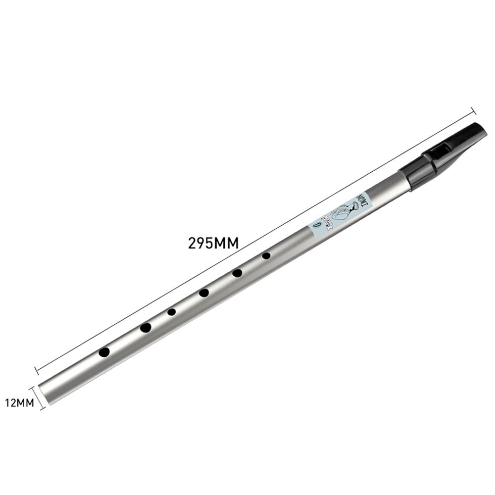 NAOMI 6 Holes Tin Whistle Traditional Irish Penny Whistle Brass Material Musical Instrument for Beginners Key of D