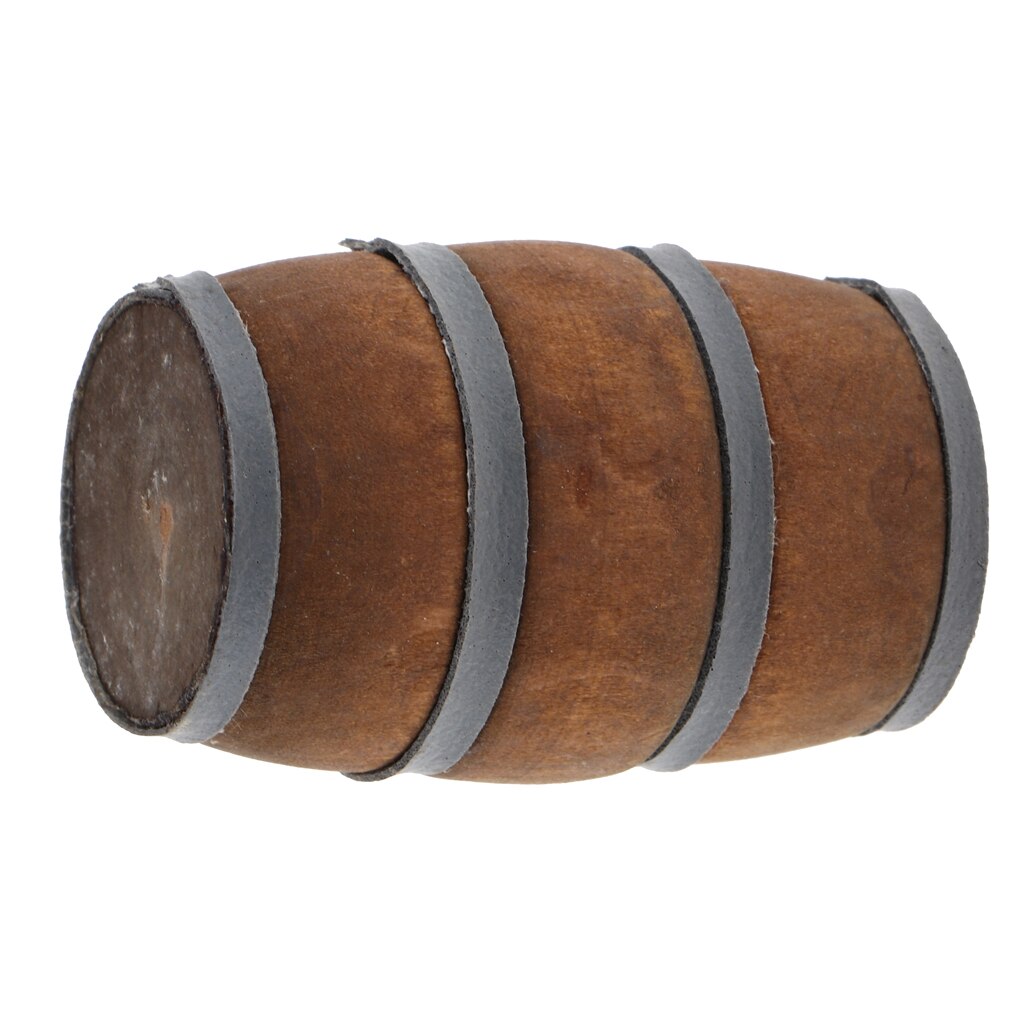 MagiDeal 1/12 domek dla lalek miniaturowa drewniana beczka na piwo