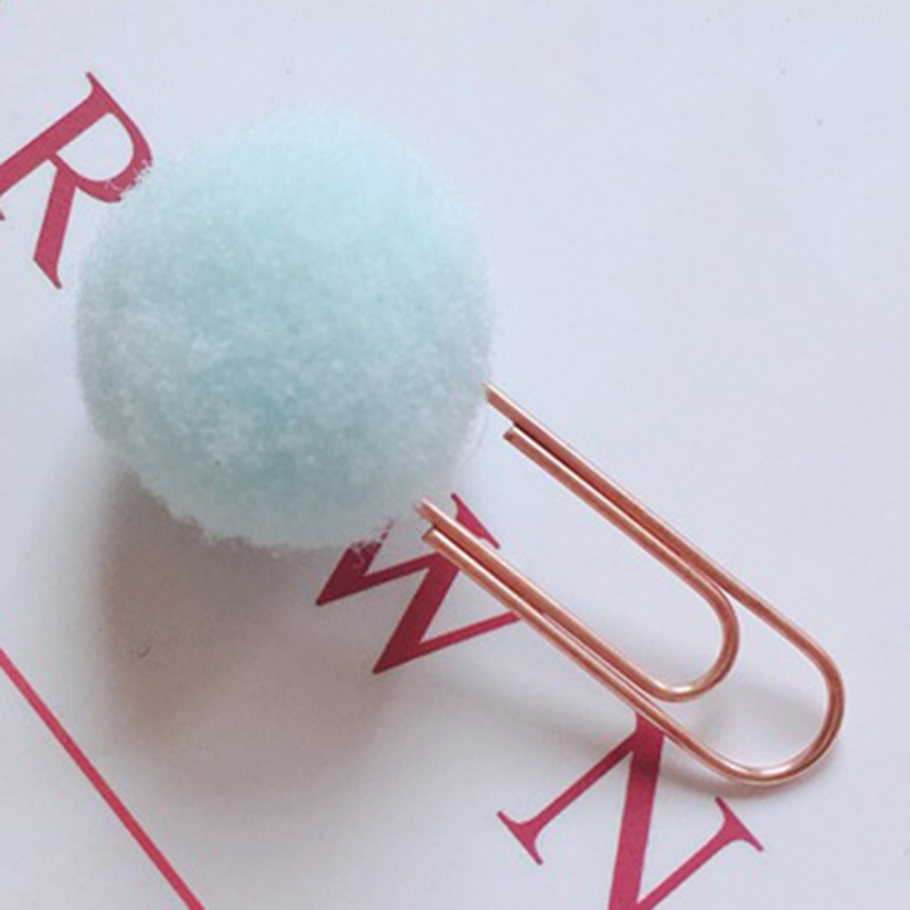 10 stk hårbold papirclips ringbind klemme memo holder bogmærker kontorpapir