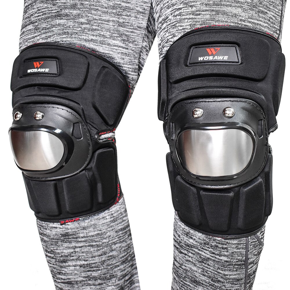 Rodillera soporte 1 par ciclismo rodillera MTB bicicleta motocicleta deportes al aire libre rodilleras protectores exteriores Protector de rodillas para deporte Gear