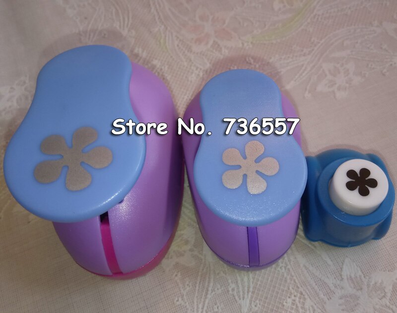 3PCS Flower Petal Shaped craft punch set School Scrapbook DIY Paper Cutter EVA foam Flowers Hole Punches