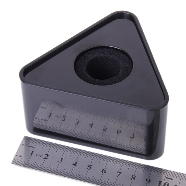 Trekantet abs mikrofon interview cube mark flag station -sort