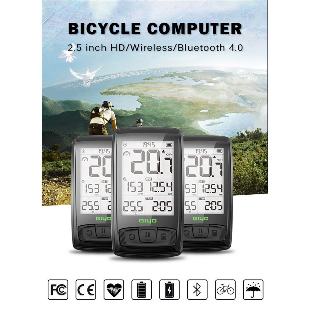 Bluetooth 4.0 Draadloze Fiets Computer Fietsen Kilometerstand Fiets Mount Houder Meter Bike Snelheidsmeter Sensor Teller Computer