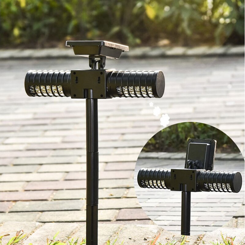 Outdoor Solar Mosquito Killer Waterproof Garden Light Villa Mosquito Trap Lawn Light Floor Plug Light Wall-Mounted Solar