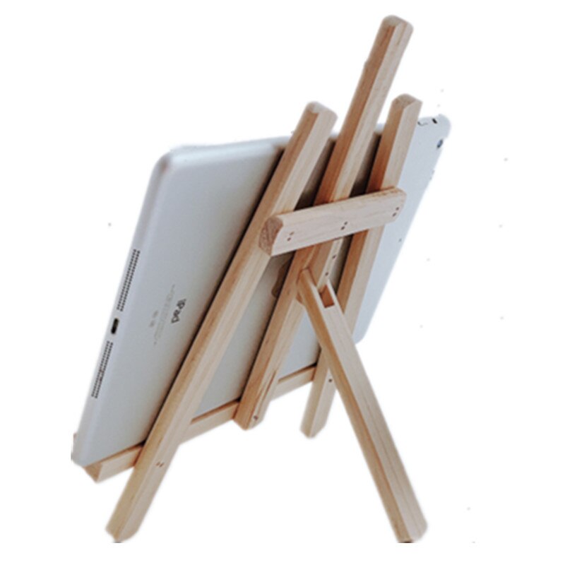 Houten Desktop Mobiele Telefoon Beugel Platte Ipad Universele Beugel Verstelbare Ondersteuning Lui Live Mobiele Telefoon Houder