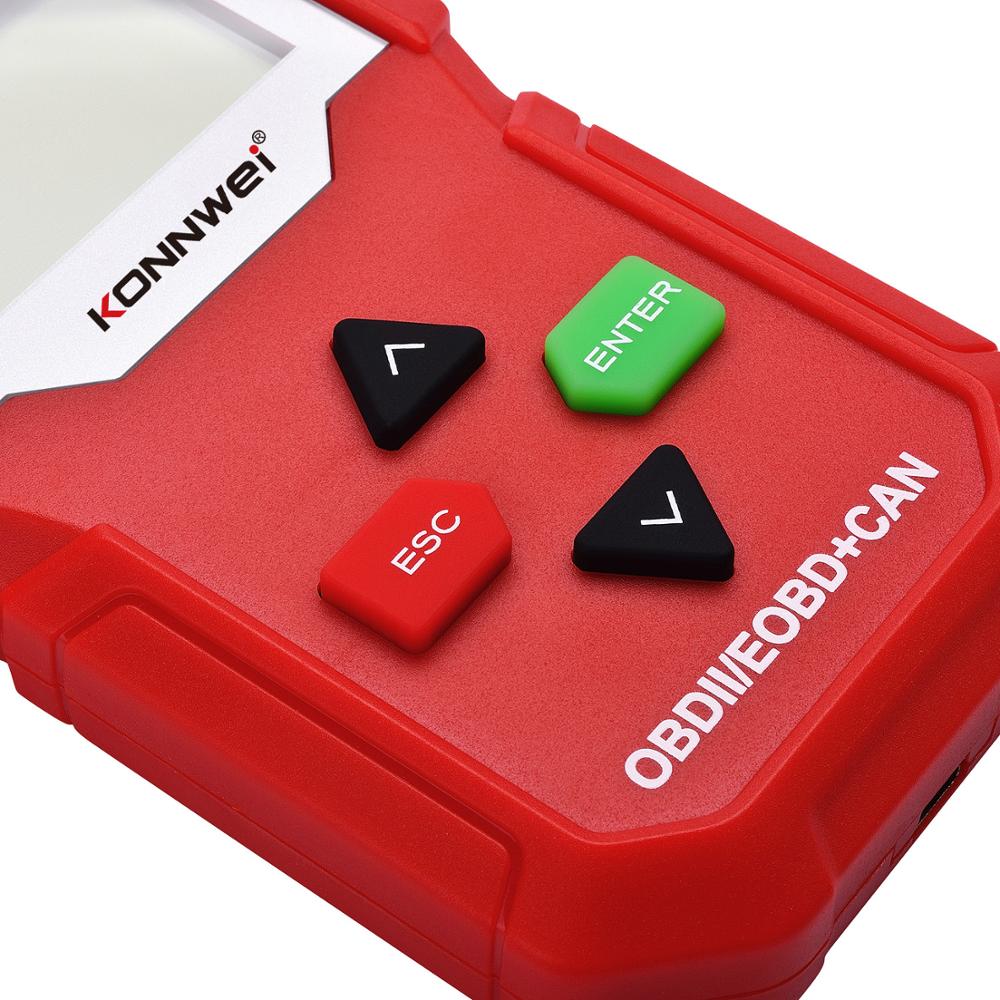 KONNWEI – KW590 outil de Diagnostic automatique de voiture, lecteur de Code, prise OBD2, Scanner de véhicule, prise en charge de plusieurs marques, langues,