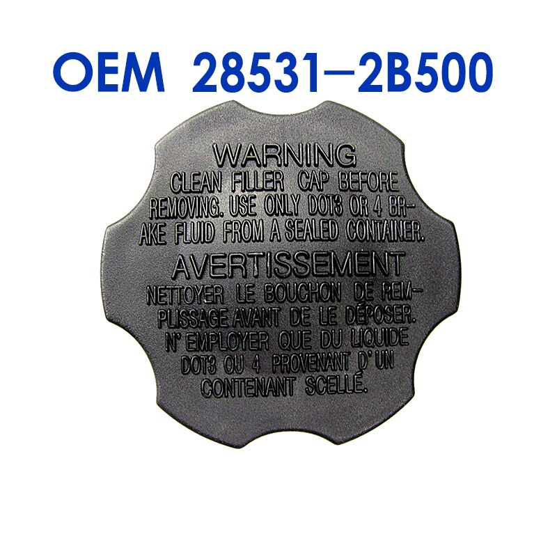 OEM 585312B500 Brake Master Cylinder Fluid Reservoir Cap for Hyundai ACCENT AZERA SANTA FE SONATA For KIA OPTIMA SORENTO SOUL