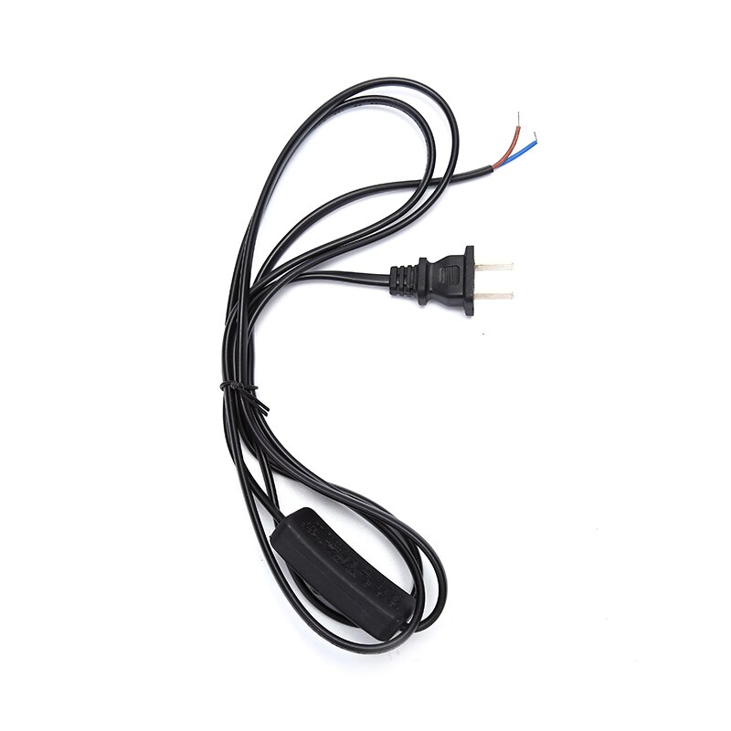 For LED lamp AC Power Cord 1.8m on-off Switch Plug Wire Plug Cable Extension Cords