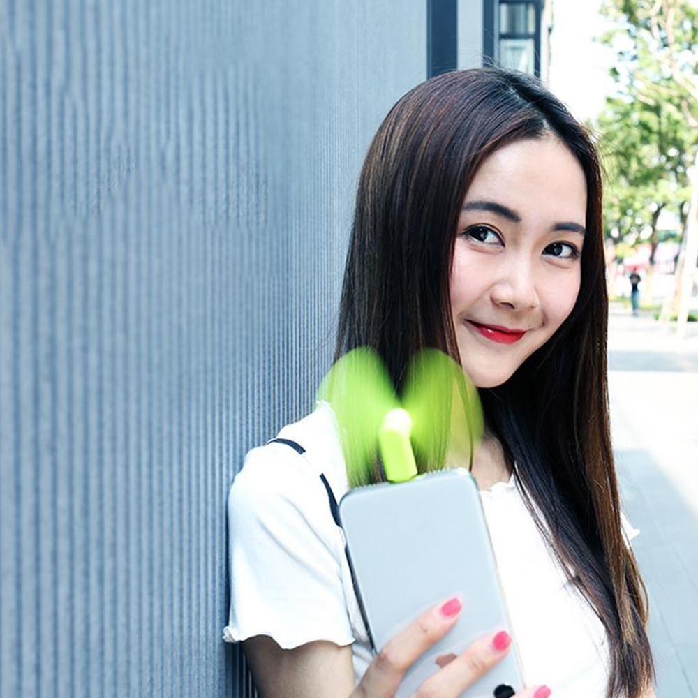 USB Mobile Small Fan Power Cooling Mini Fan Travel Keyboard Desk Laptop Computer PC Flexible S4M9