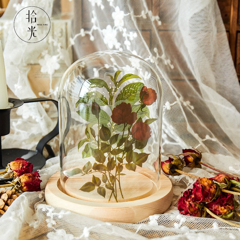 7 Sheets/pack Big Nature Stickers Set Flowers Plant Stickers For Journaling Planners Card Making Scrapbooking Diy Arts And Craft