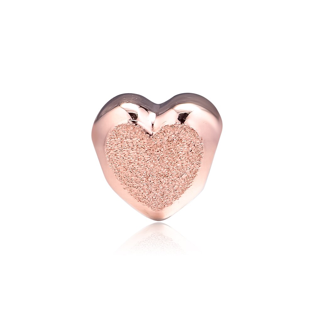 100% 925 Sterling Silver Classic Heart Shape 15 Charm Beaded Bracelet DIY Accessories Beaded: 1627