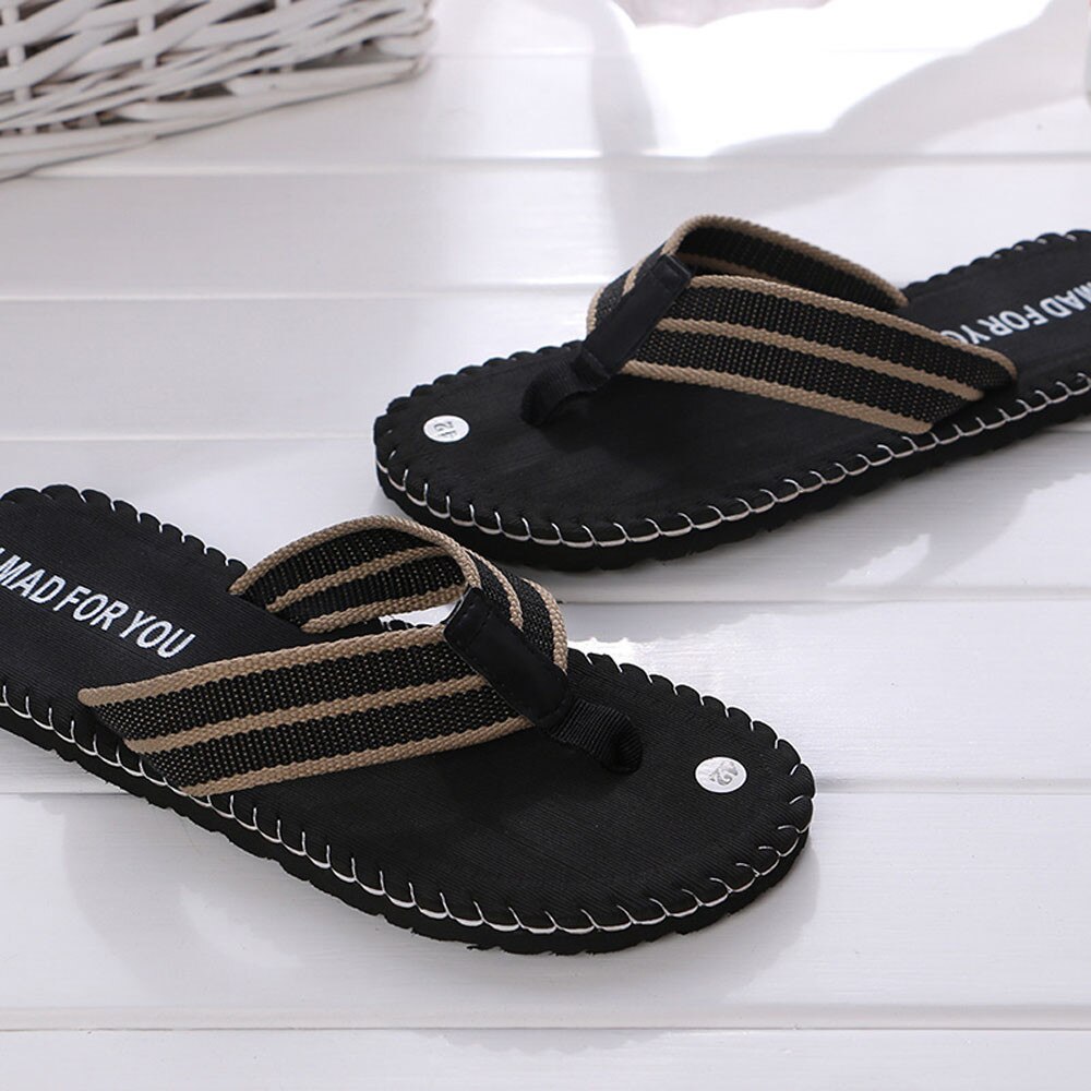 Men Summer Slippers Flip Indoor Outdoor Flip Flops Shoes Summer Beach Shoes Sandals zapatos hombre FN55