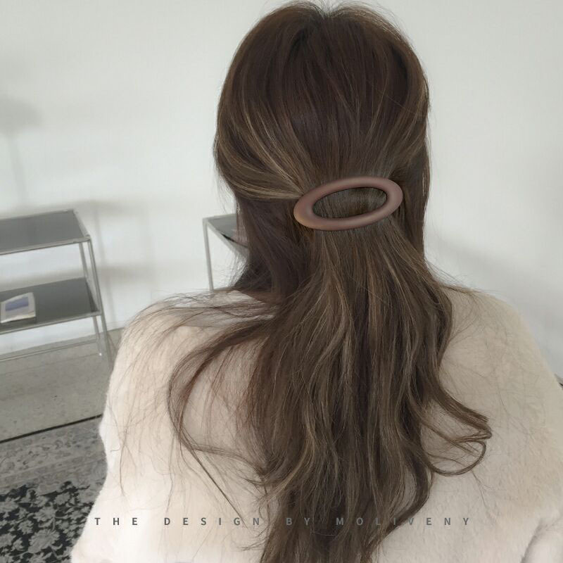 Horquillas de primavera para mujer, Clip trasero para la cabeza, Clip lateral para Coleta, pasador, tocado, accesorios para el cabello