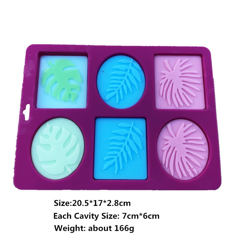 15 Shapes Silicone Soap Molds 3D Handmade Soap Making Resin Clay Candle Chocolate Jelly Ice Tubes Moulds Fondant Cake Decorating: leaves