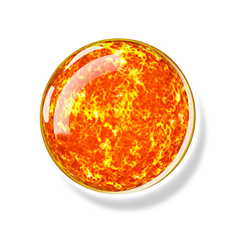 Solar System Luminous Magnet Fridge Planet Universe Outer Space Refrigerator Magnets Stickers Glass Glow In The Dark Home Decor: light green