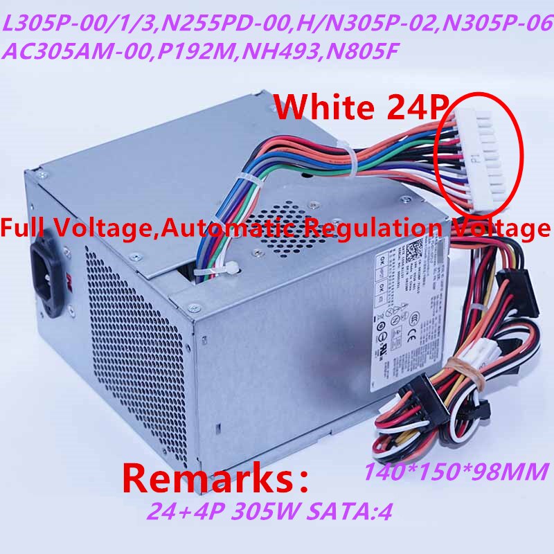 Original PSU For Dell Optiplex 380 755 305W Power Supply L305P-00 L305P-01 L305P-03 H305P-02 N305P-02 N305P-06 AC305AM-00