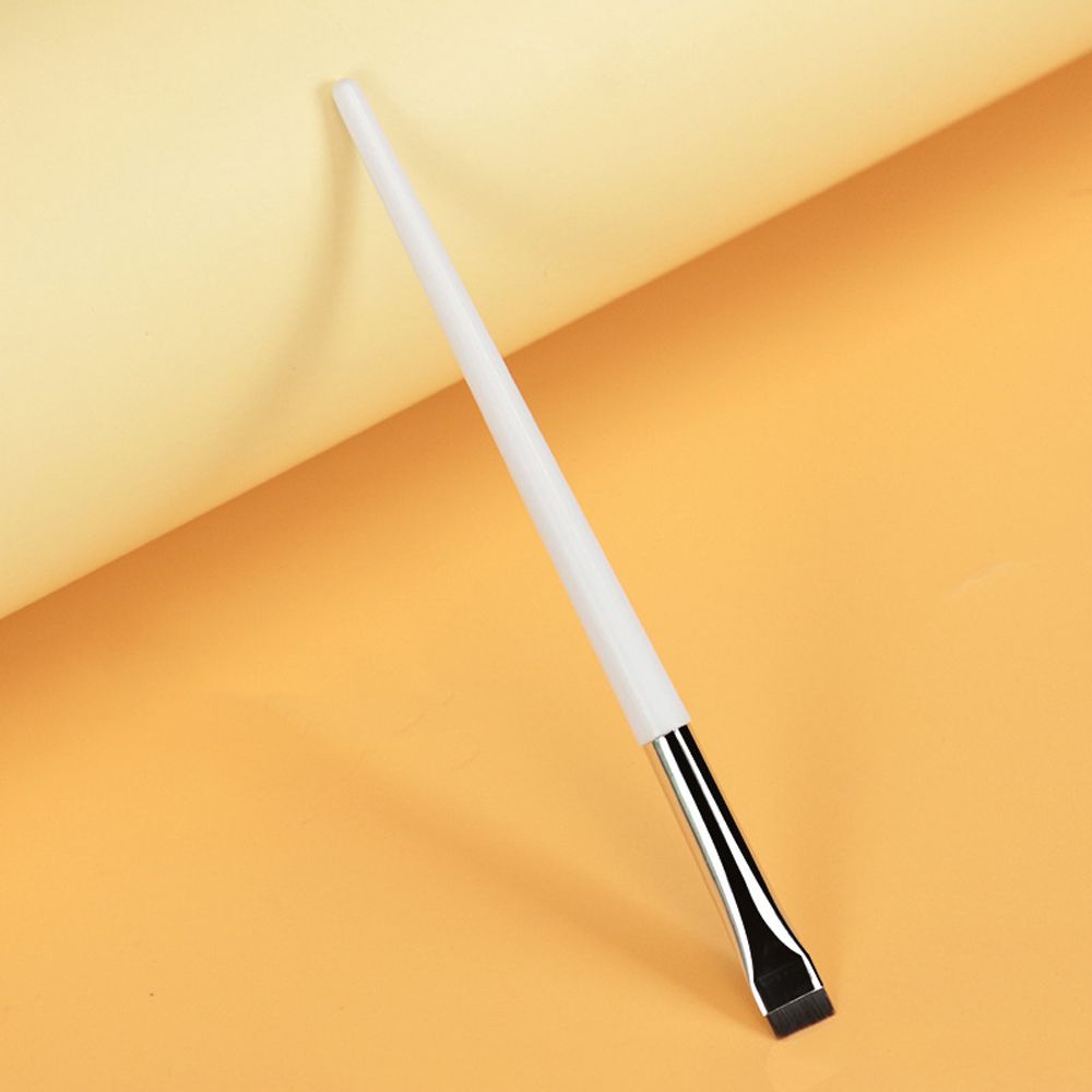 Kosmetik Pinsel machen-hoch Werkzeug Anfänger abgewinkelt feine Eyeliner Pinsel flache Augenbrauen Pinsel Liner Augenbrauen Pinsel Klinge machen-hoch Pinsel: Grün