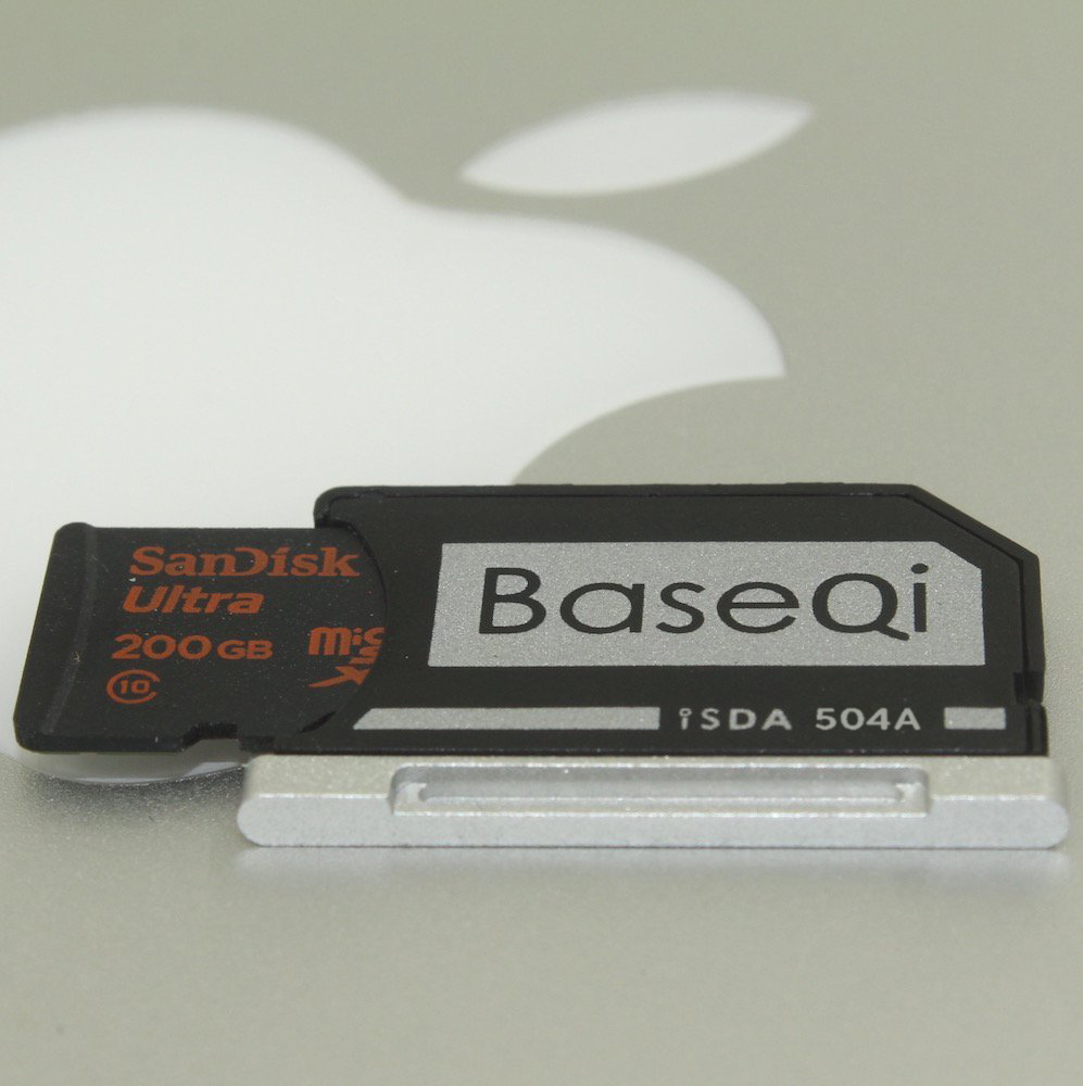Baseqi aluminiumskortadapter til macbook pro retina 15 tommer model år sen/efter