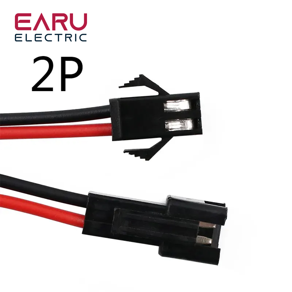 Conector de cable JST SM 2P 3P 4P 5P 6P, 10 pares de 15cm, conector de cable macho a hembra, tiras LED, conectores de controlador de lámpara, adaptador rápido