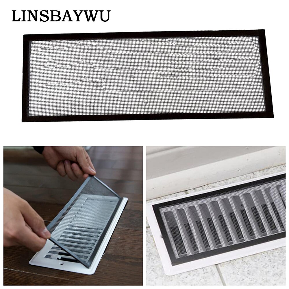 Home Magnetic Air Vent Screen Cover Easy Install Vent Air Intake Grille Cover Flow Vent Protective Cover for Wall Ceiling Floor
