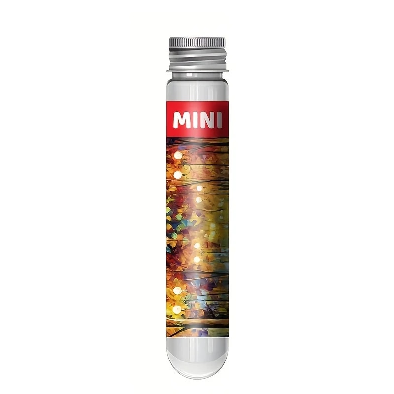 150- piece test tube puzzle, walk in the rain, mini travel puzzle, christmas house, paris tower, new year