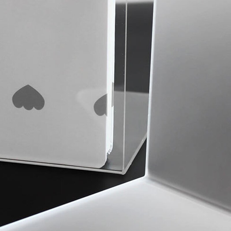 Decorative Clear Acrylic File Holder Clear Acrylic Bookends Acrylic Book Stands Desk Organizer Holders HX6A