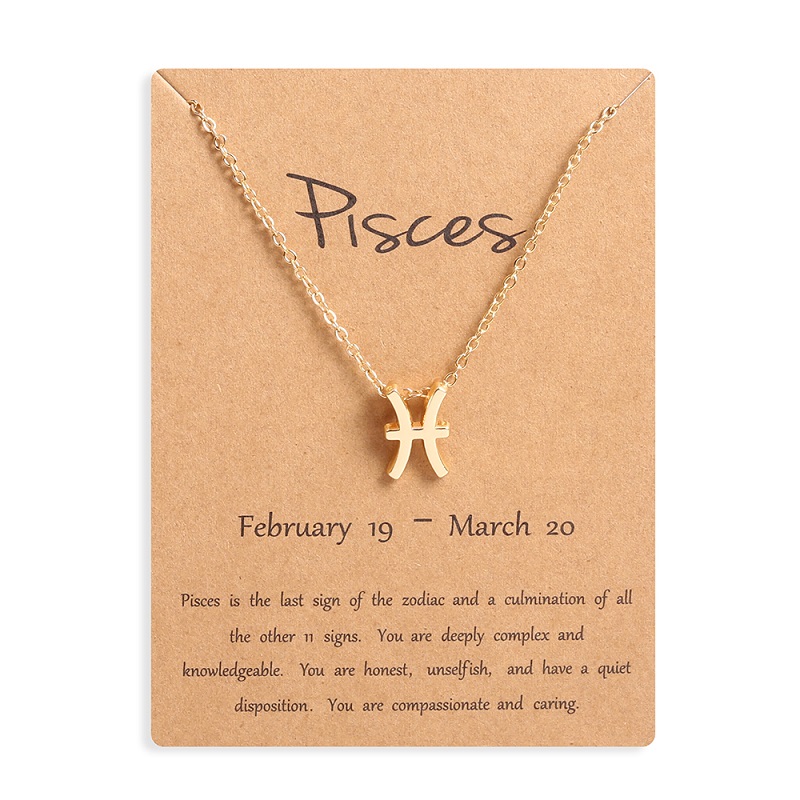 Collier pendentif signe du zodiaque pour hommes et femmes, horoscope, bélier, lion, 12 constellations, bijoux pour enfants, de Noël, directe