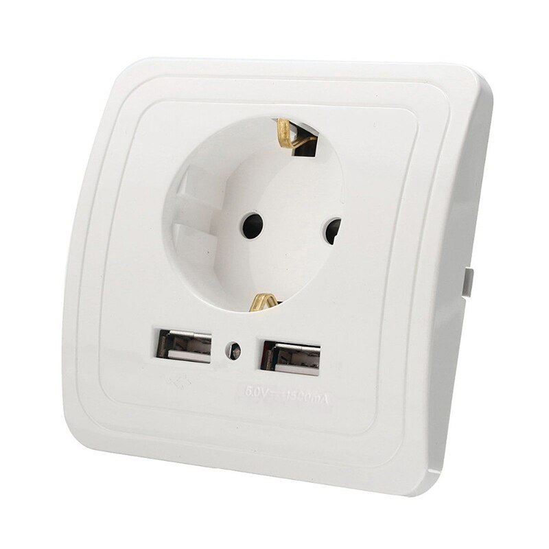 USB German Socket German Standard Power Outlet European Socket European Regulations European Standard Wall Socket