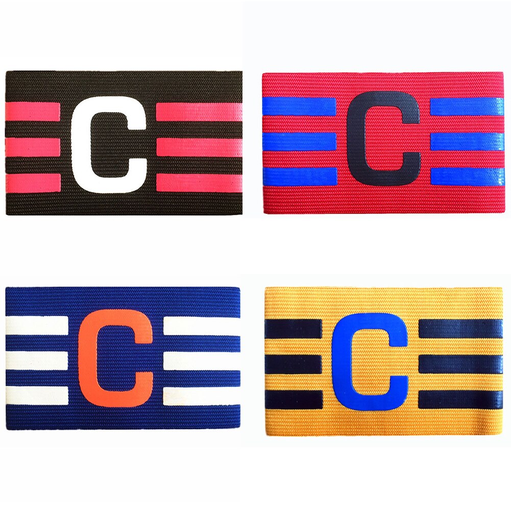 10 Brassards De Capitaine Réglables - 5 Rouges, 5 Bleus - Pour Football, Basket, Jeux D'équipe