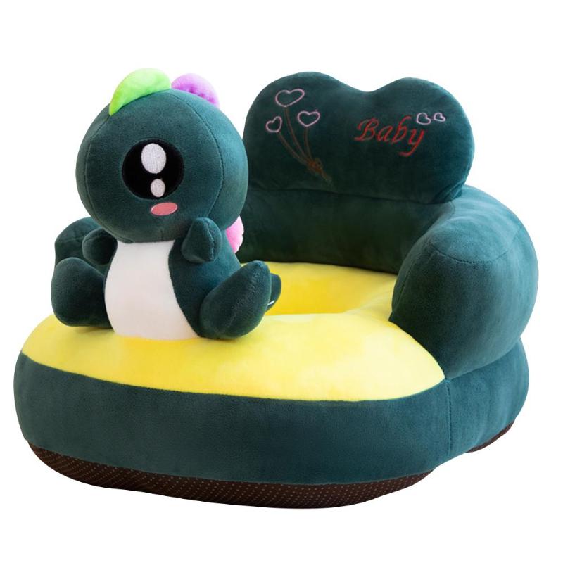 Baby sofa sædebetræk anti-fald spædbarn småbørn lær at sidde fodringsstol uden filler plys stol hud til børn