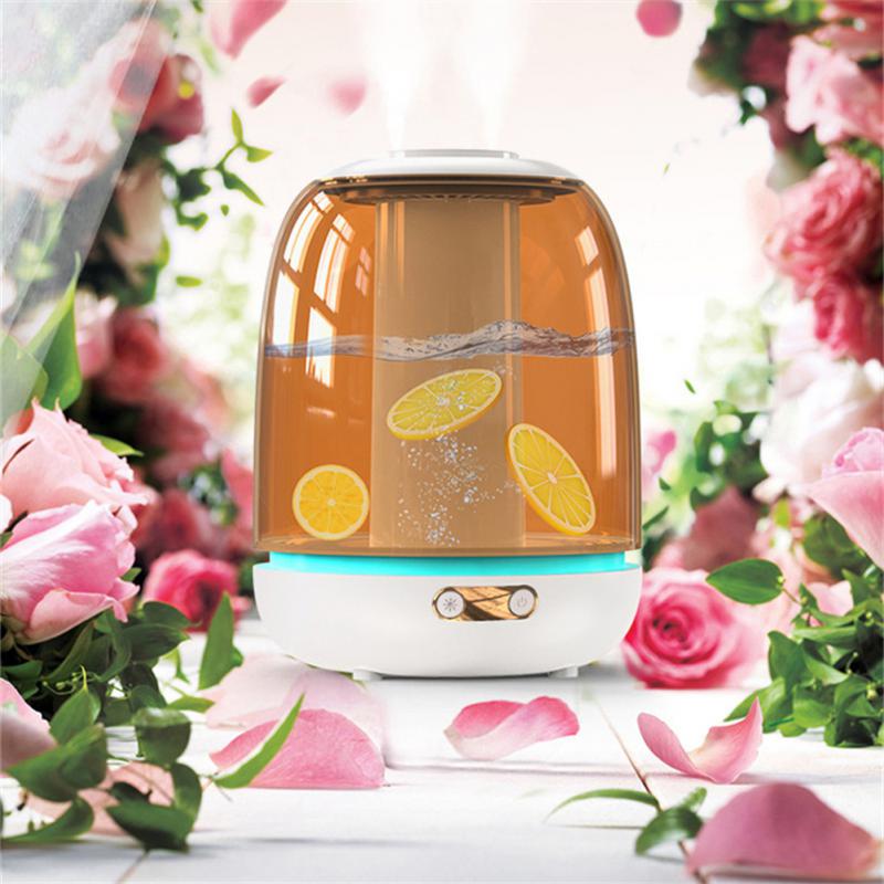 3L Air Humidifier Antibacterial Aromatherapy Diffuser Double Spray Luminous With LED Light Purifier Large Capacity Diffuser Tool