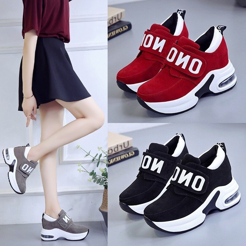 Een yona winter nieuwste dames platform pumps schoenen comfortabel de verhoogde hoge tops